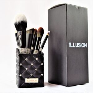 Black Rhinestone Makeup Brushes