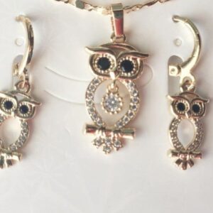 Owl Earrings Set
