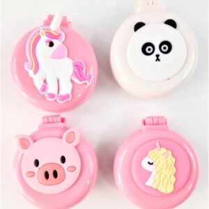Travel mirror Hair Brush