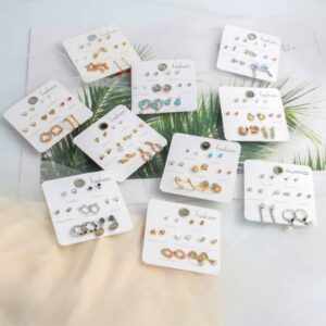 7 Pairs Small Stud Earring #1