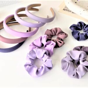 Purple headbands