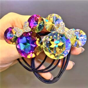 Mickey crystal hair ties